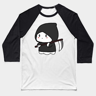 Cute Ghost Reaper Halloween Baseball T-Shirt